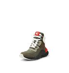 Sorel Women's Kinetic RNEGD Conquest Boot — Alpine Tundra, Black — Waterproof Leather Winter Boots — Size 6.5