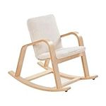 ECR4Kids Bentwood Rocking Chair with Cushion Kids Furniture, Natural