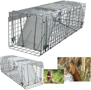 Piège à Animaux Vivants pour écureuil, Lapin, Rat et belette pour écureuils, Lapins, mouffettes, Chats et Autres Petits Animaux, Attrape-Souris Facile à Installer
