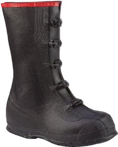 Ranger by Honeywell "15"" Rubber Supersized Men's Overboots, Black (T369)"