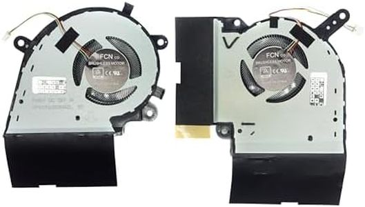 VoltaGuru New Laptop CPU Cooling Fan Set x2 for Asus ROG Strix G15 G512LV, G512LW, G512LWS, ROG Strix Scar III G531GW, ROG Strix Scar 15 G532LV, G532LW, G532LWS, PN. DFSCK22105182L, DFSCK22115181L