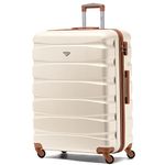 Flight Knight Lightweight 4 Wheel ABS Hard Case Extra Large Suitcase Approved for Over 100 Airlines Including easyJet, British Airways, Ryanair, Jet2, Emirates & Many More - Check-in Large Size 29"