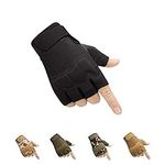 HYCOPROT Fingerless Gloves, Knuckle
