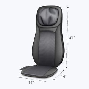 Snailax Back Massager Chair Pad – Full Back and Seat Massage Cushion