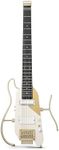 Donner HUSH X PRO Electric Guitar Kit - Smart Travel Guitar with Dozens of Preset Combinations, 7 Tone Sim Options, White-Luxe