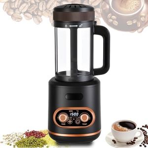 VIGORES Electric Coffee Roaster,2200W Automatic Coffee Roaster with Adjustable Temperature/Time/Wind Speed,Suitable for Homes, and Offices