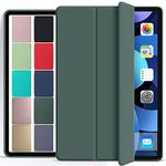 DuraSafe Cases for iPad Mini 5th Gen 2019 7.9 [ Mini 5 ] A2133 A2124 A2126 MUXH2HN/A MUXF2HN/A MUXG2HN/A Protective Durable Shock Proof Supportive Magnetic Dual Angle Stand Cover - Dark Green