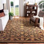 zia carpets Monaco Handmade Woollen Traditional Rugs for Hall Multicolor Home and Decor Carpet Size 9 X 12 Feet