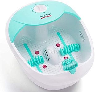 Kendal All in one Foot spa Bath Massager safest with Heat, HF Vibration, O2 Bubbles red Light FB10GN