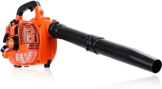 Relxxon Handheld Gas Leaf Blower - Powerful 26 cc 2-Cycle Engine, 380 CFM Air Volume, 180 MPH Speed, Lightweight, Easy Start, Durable Gas Blower for Yard Work