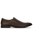 Hush Puppies Men's Aaron Slipon E 23 Formal Shoes (8554001_Dark Brown_8 UK)