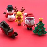 RSAAUD® Set of 2 Christmas Erasers Christmas Puzzle Erasers Perfect for Party Favors, Stocking Fillers,Kids Christmas