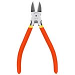 MONVICT Wire Cutters, 6 Inch Precision Flush Side Cutters With Longer Cutting Edge Ultra Sharp & Powerful Heavy Duty Pliers, Ideal For Cables, Wires, Zip Ties, Electrical & Any Clean Cut Needs, Black