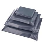 Double Dragon 100 Mixed Size Self-Seal Mailer Bags | Tamper-Proof Plastic Packaging for Mailing, Postage, Shipping & Delivery | 4 Sizes | Small to Large | 25 Each (Pack of 100)