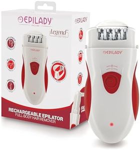 Epilady Hair Removal Epilator for Women | Rechargeable Hair Remover for Women | Legend 4 Electric Shaver for Women, Hair Removal Device | Bikini Trimmer w/ Pouch | Cord/Cordless, 2 Speeds