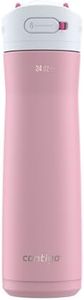 Contigo Ashland Chill Stainless Steel Water Bottle with Leakproof Lid & Straw, Water Bottle with Handle Keeps Drinks Cold for 24hrs & Hot for 6hrs, Great for Travel, School, Work, & More, 24oz