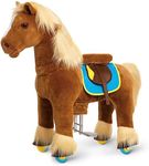 PonyCycle Brown Horse Ride On Toy, 