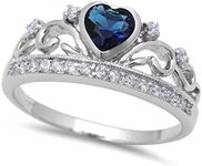 Blue Apple Co. Heart Crown Promise 