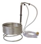 NY Brew Supply Stainless Steel Wort Chiller, 3/8" x 2.5', Silver