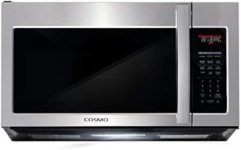 COSMO COS-3019ORM2SS Over the Range Microwave Oven with 1.9 cu. ft. Capacity, 1000W