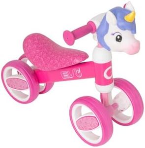 EVO Childrens Bobble Head Bike | Toddler Training Bike | My First Toddler Bike | Lightweight Kids' Balance Bike, Walking Bike, Training Bike | Toddler Training Bicycle 1+