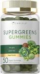 Super Greens Gummies | 90 Count | Vegan, Non-GMO and Gluten Free Supplement | by Carlyle