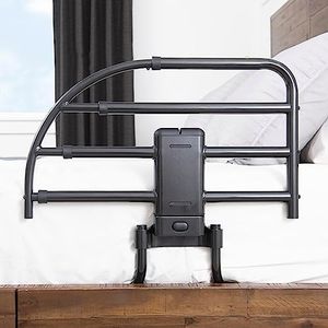 Able Life Click-N-Go Extendable Bed Rail, Removable Bed Handle for Elderly, Safe and Easy to Use Adjustable Assist Rail for Seniors, Prevents Falls, Fits Most King, Queen, Full, and Twin Beds