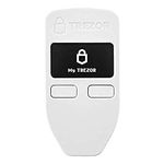 Trezor Model One - The Original Cryptocurrency Hardware Wallet, Bitcoin Security, Store & Manage Over 7000 Coins & Tokens, Easy-to-Use Interface, Quick & Simple Setup (White)