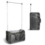 Travolution 23 Inch Garment Rack Duffel with Wheels, Black/Gray, One Size, 23 Inch Garment Rack Duffel with Wheels