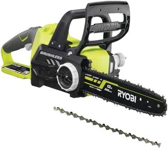 RYOBI 18 V ONE+ Brushless Akku-Kettensäge OCS1830, Schwertlänge 30 cm, bürstenloser Motor, werkzeugloses Kettenspannen, ohne Akku und Ladegerät