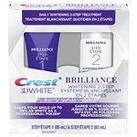 Crest 3D White Brilliance Toothpaste and Whitening Gel 2 Step System - 85 ml and 63 ml Tubes, packaging may vary