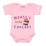 ARVESA Maasi Little Cupcake R-914 Pink 0-3 Months Romper for Baby Boy & Girl dress