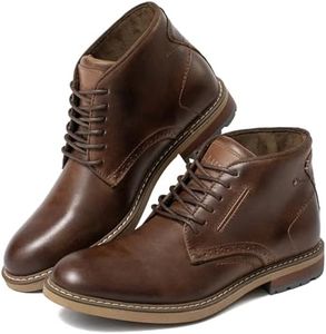 Arkbird Mens Chukka Boots, Genuine Leather Classic Fashion Casaul Ankle Lace-up Dress Boots for Men