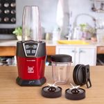 YFL HOME BlendLab Pro 2.0 Mixer Grinder for Kitchen, 1200W Blender with 2 Unbreakable Jars, 100% Copper Motor, Smoothie Maker with Preset Blend Modes, Laser Cut SS Blades | Blender for Smoothies (Red)