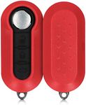 kwmobile Key Case Compatible with Fiat Lancia - Red