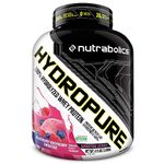 Nutrabolics Hydropure, 100% Hydrolyzed Whey Protein Powder, Blueberry Raspberry Smoothie, 4.5 Pound