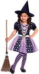 (PKT) (9911956) Child Girls Starlight Witch (4-6yr)