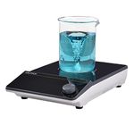LACHOI Magnetic Stirrer 5.9 inch Magnetic Stir Plate with Stir Bar 200-1600RPM Max Stirring Capacity 5000ml Magnetic Stir Plate Magnetic Mixer Lab Stirrers (No Heating)