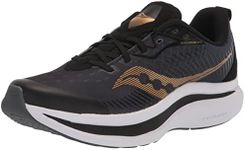 Saucony Endorphin Sneaker, Black/Gold, 3 US Unisex Big Kid