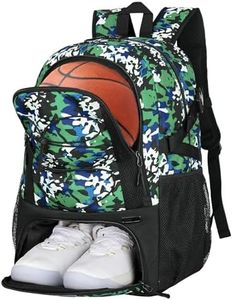 Goloni Basketball Backpack,Large Sports Bag with Ball Compartment & Shoe Compartment,Basketball Bag Fit Volleyball, soccer,Gym
