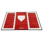 GoSports Baseball and Softball Hitting Mat with Batting Stance Alignment Guide - 6 x 4 ft