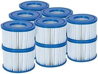 SUDS-ONLINE Compatible Bestway Hot Tub Filter Cartridge VI - Compatible With All Lay-Z-Spa Models - 6 x Twin Pack (12 Filters)