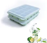 Ice Cube Trays Set of 2, Easy Relea