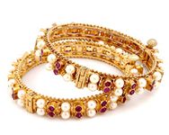 vrgs Moti Tode Jod | Pearl Bangles | Artificial Jewellery For Unisex Adult