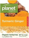 Planet Organic Turmeric Ginger 25 T