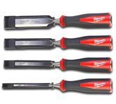 Milwaukee Beveled Edge Chisels Set 4 Piece