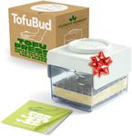 TofuBud Tofu Press - Tofu Presser for Firm or Extra Firm Tofu, Tofu Press Dishwasher Safe - Tofu Maker with Water Drainer Made from Durable Sustainable Materials - Tofu Cookbook Included