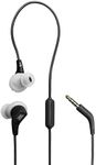 JBL Endurance Run 3 Wired - in-Ear Headphones Designed for Sport, IP65 dustproof and Water-Resistant, JBL Pure Bass Sound - Black/Grey