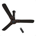 atomberg Studio+ 1200mm BLDC Ceiling Fan with Remote Control | BEE 5 star Rated Energy Efficient Ceiling Fan | High Air Delivery with LED Indicators | 2+1 Year Warranty (Earth Brown)
