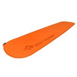 Sea to Summit - UltraLight Self Inflating Sleeping Mat Regular - Simple & Sturdy - Delta Core-V Technology - Pillow Lock System - 2.5 Season - For Ultralight Backpacking - Orange - 550g